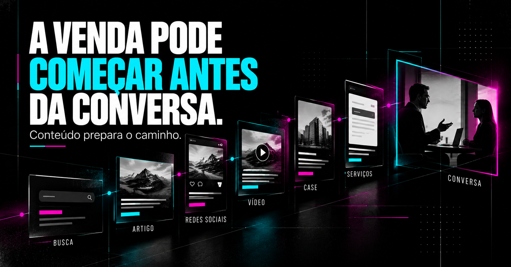 Conteúdo ajudando a conquistar clientes antes da venda