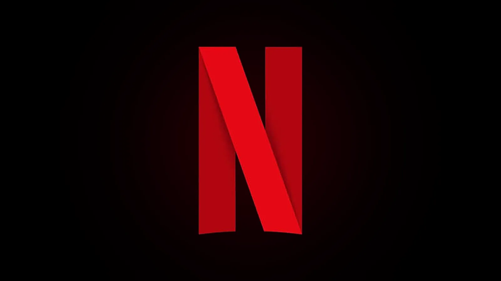 Publicidade da Netflix: logo da Netflix em fundo preto